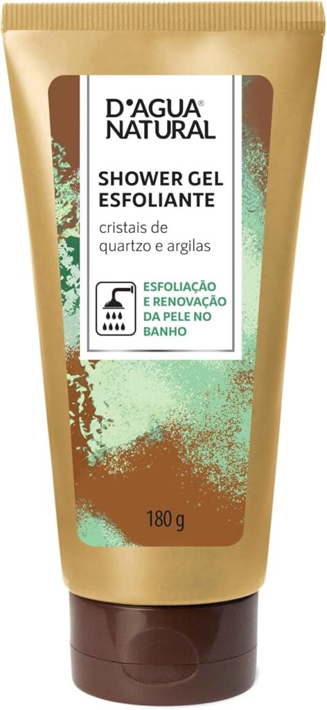 DAGUA NATURAL Shower Gel Esfoliante Cristais De Quartzo E Argilas DAgua Natu