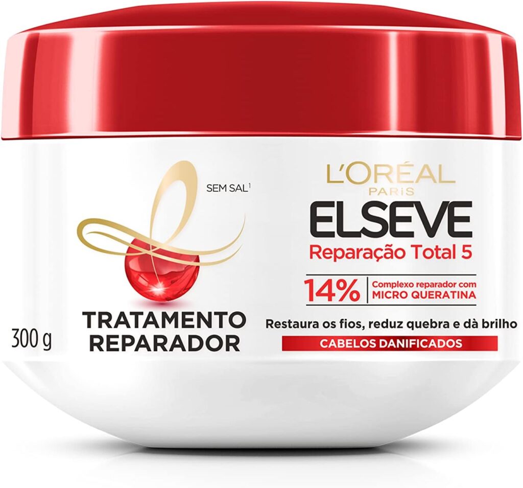 LOreal Paris Elseve Creme de Tratamento Reparador Reparacao Total 5 Restaura