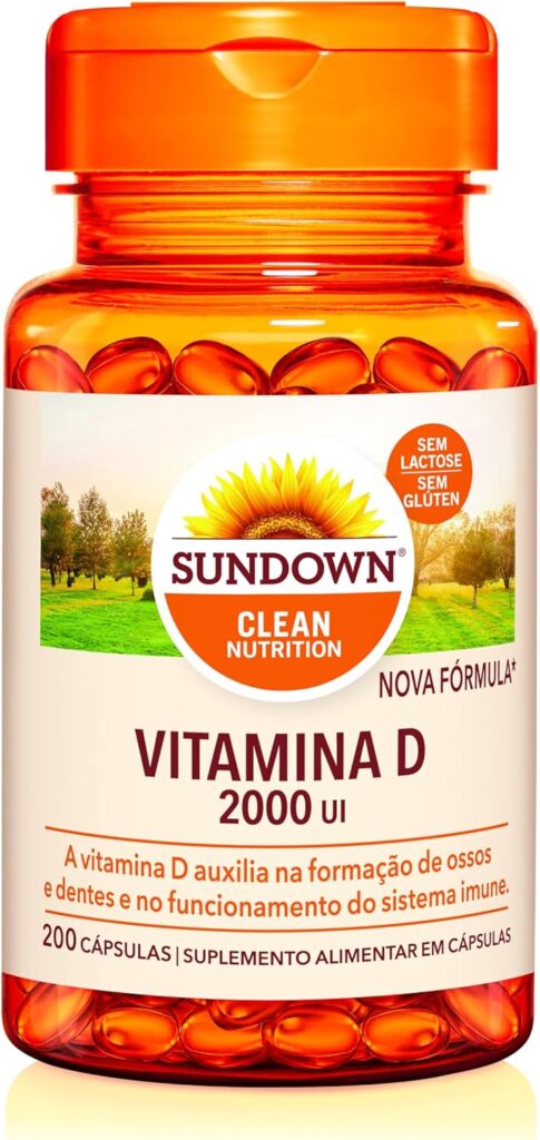 Sundown Suplemento Alimentar Vitamina D 2.000 UI 200 Capsulas