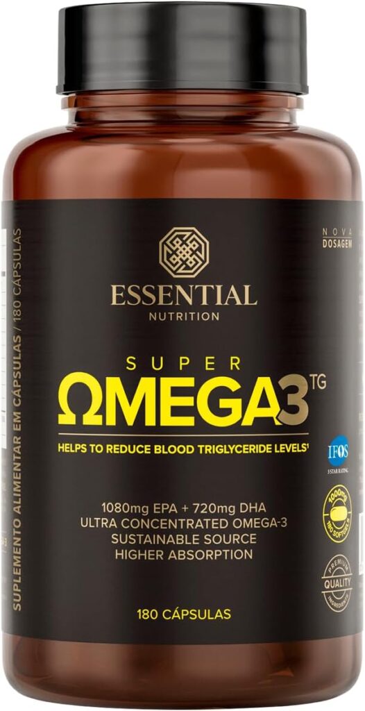 Super Omega 3 TG 180 Capsulas Essential Nutrition