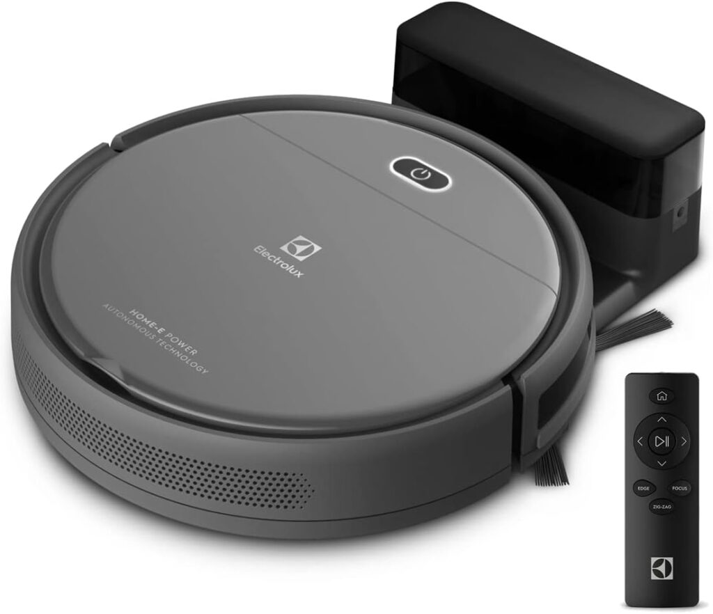 Aspirador de po robo Electrolux 2h20min controle remoto base carregamento bateria longa durac
