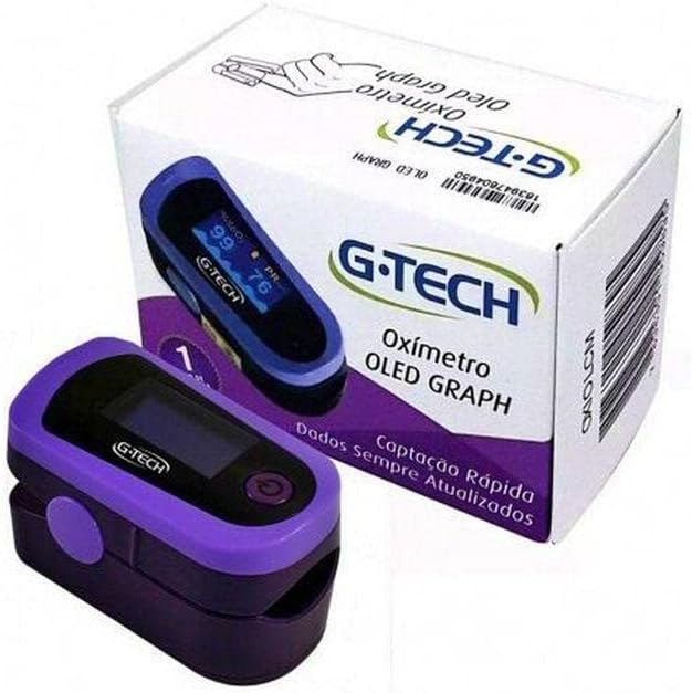 G Tech Oximetro De Pulso Portatil Modelo Oled Graph