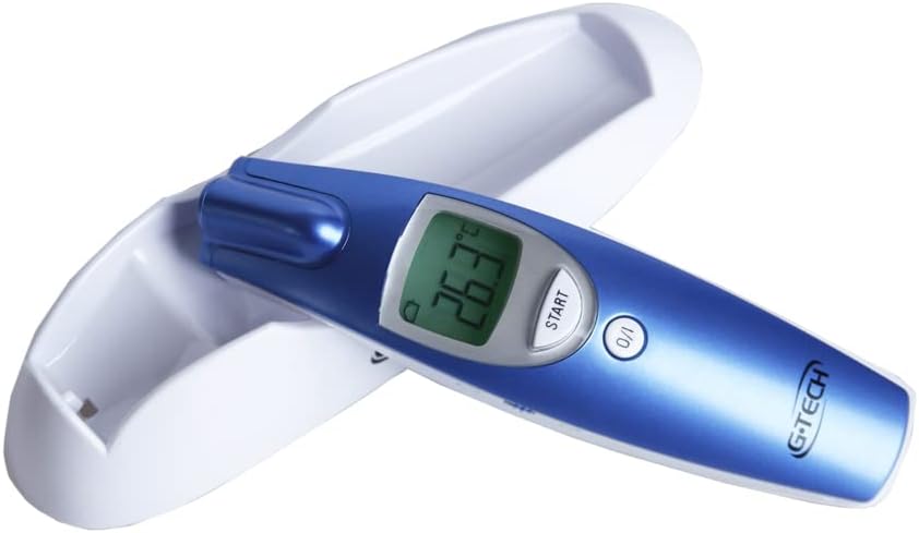 G Tech Termometro Clinico Digital De Testa Sem Contato Medicao Da Temperatura Corporea Ambi