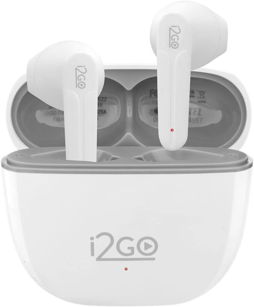 I2GO Fone De Ouvido TWS Bluetooth 20 Horas totais de Bateria ENC Air Sound Go 2.0 Branco i2GO PRO