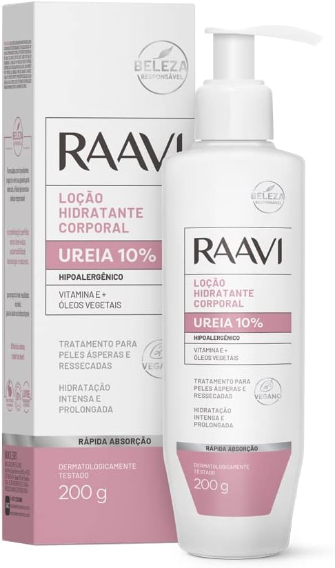 Raavi Locao Hidratante Ureia 10 Hipoalergenica Spa Care 200 G