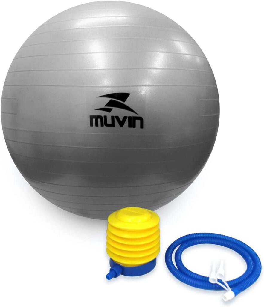 Bola de Pilates 65cm Muvin – Antiestouro – Suporta até 300kg
