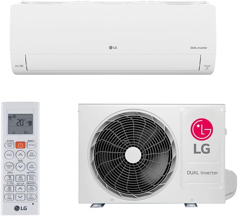 Ar Condicionado Hi Wall LG Dual Inverter Voice 12.000 Btus Frio 220v R 32