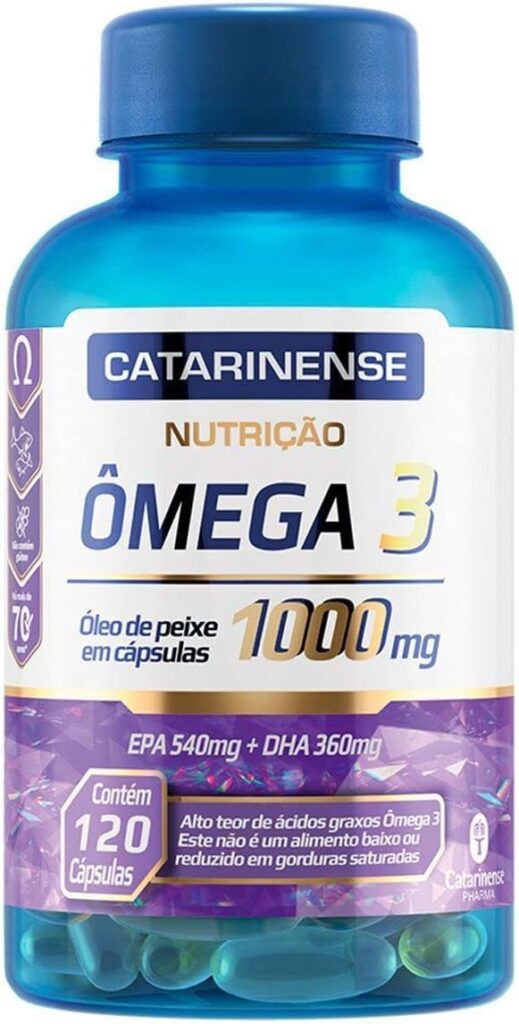 Catarinense Omega 3 1000mg Azul Translucido 120 caps