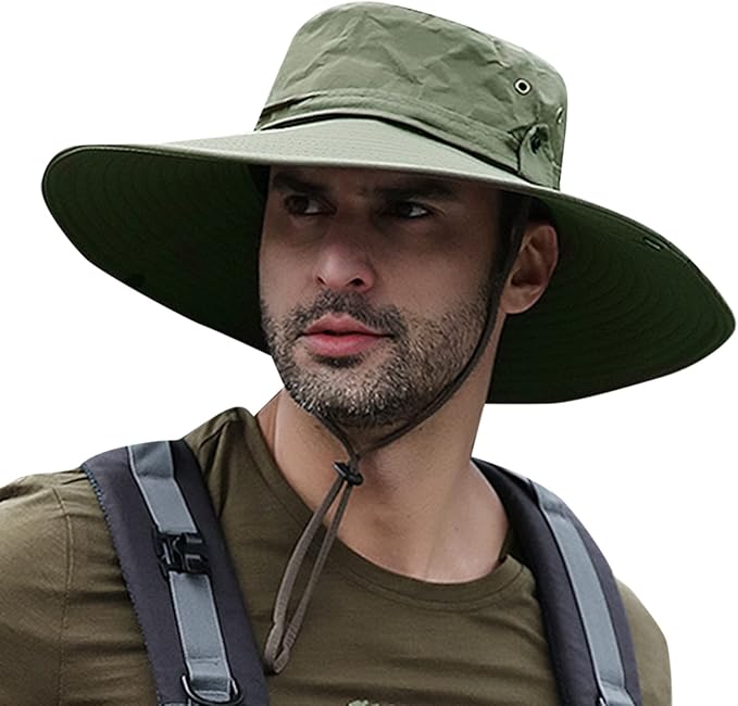 Chapeu de sol aba larga protecao UV