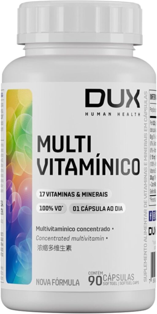 Dux Nutrition Multivitaminico Pote 90 Capsulas