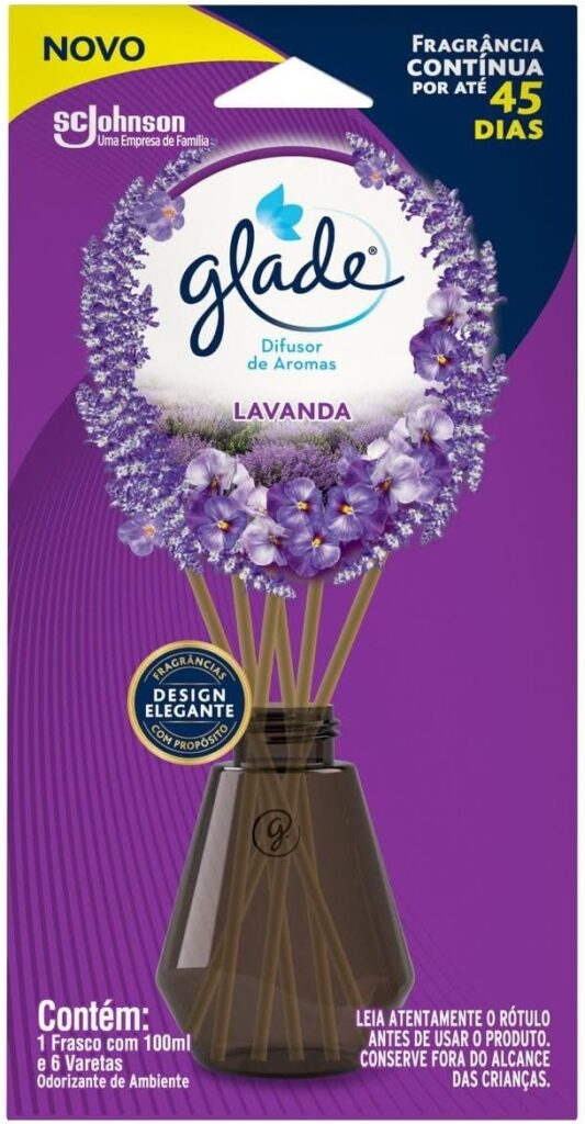 Glade Difusor de Ambiente Lavanda 6 Varetas 100ml