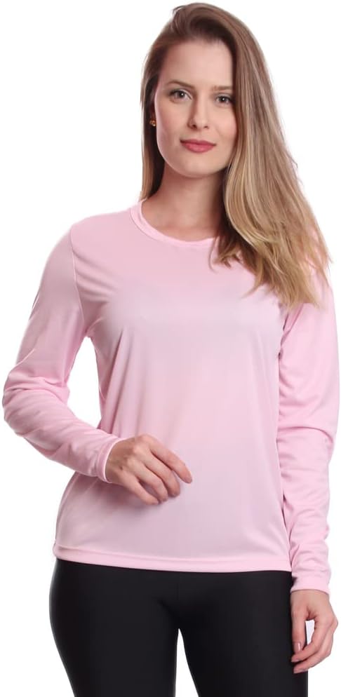 Kit 2 Camisetas Feminina Manga Longa Protecao Solar UV 50