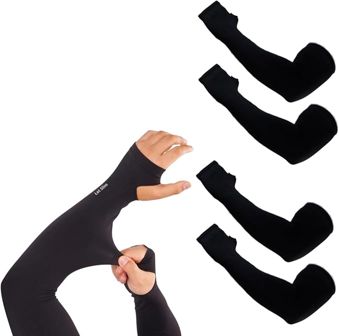 Kit 2 Pares Manguito Protecao Solar Bracos