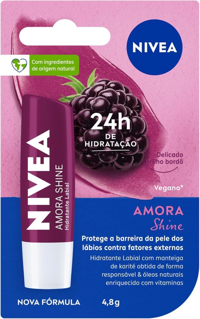 NIVEA Hidratante Labial Amora Shine 48 g Cuidado intensivo