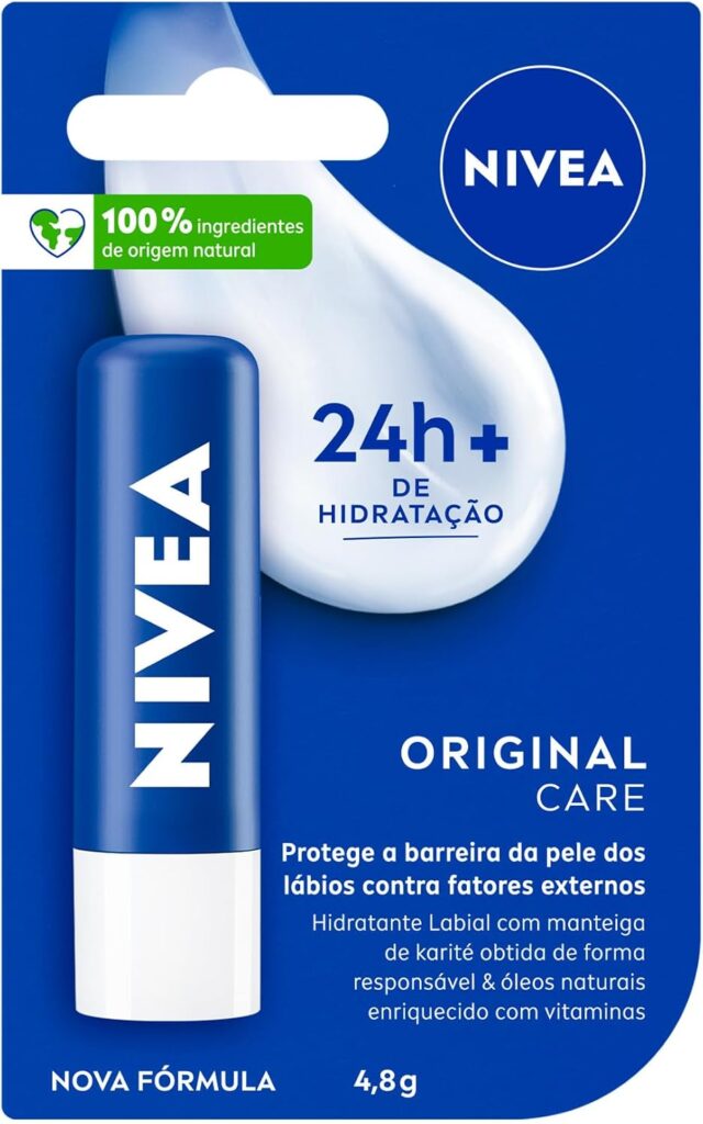 NIVEA Hidratante Labial Original Care Com Manteiga de Karite Pantenol h