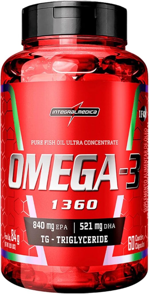 Omega 3 Ultraconcentrado 1360mg por Dose Suplemento Alimentar Funcional Biodisponivel Rico em T