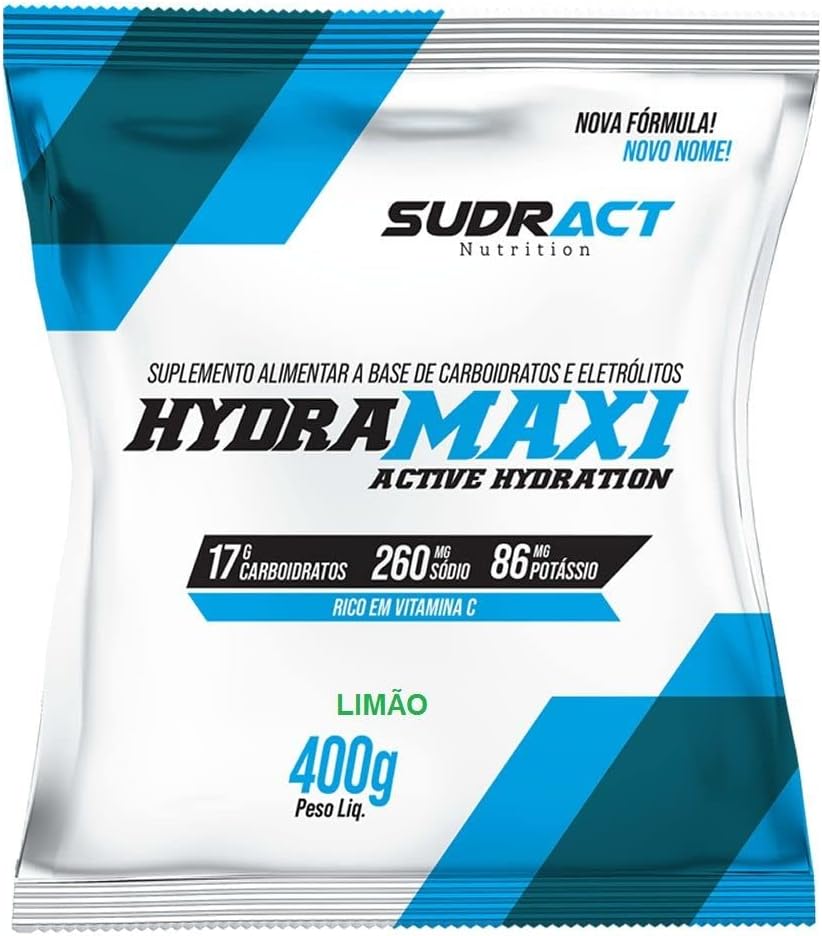 Sudract Hydramaxi Isotonico Em Po 400G Refil Limao Nutrition
